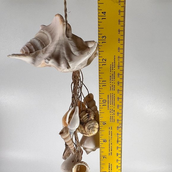 Hanging Sea Shell Mobile Wind Chime Chandelier Boho Nautical Beach Decor - Picture 12 of 13